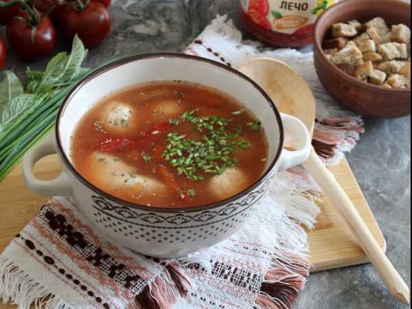 Тефтелевый суп по-дагестански
