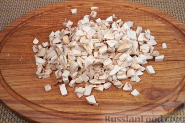 Печёночный рулет с грибами и сыром (в духовке)